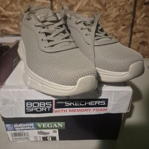 Skechers BOBS Sport Vegan Gray Sneakers